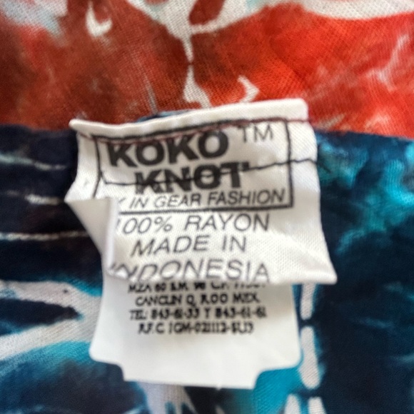 Bathing Suit Cover Up with Mini Tassels / Wear Multiple Ways Halter Top / Skirt - Picture 11 of 16